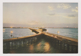 Kuwait Staat Kuwait Mina Al Ahmadi South Pier At Sunset View Vintage Photo Postcard RPPc CPA (55984) - Koweït