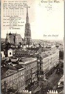 35773 - Wien - Gruß Aus , Der Alte Steffl , Stephansturm , Die Stadt Der Lieder , O. Hoffmann - Gelaufen 1928 - Stephansplatz