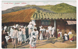 ASIA-1952   CHUSAN : Village Street - Corée Du Sud