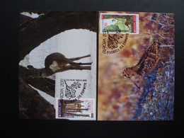 BULGARIA 2011 EUROPA CEPT MAXIMUM CARDS BULGARIJE ANIMALS DIEREN - Storia Postale