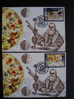 BULGARIA 2009 GALILEO GALILEI MAXIMUM CARDS BULGARIJE ASTRONOMY - Lettres & Documents