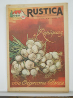 RUSTICA - JARDINAGE CHASSE PECHE BASSE-COUR ELEVAGE - N°40 De 1955 - OIGNONS BLANC - Jardinage