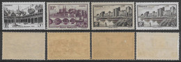 Francia France 1941 Monuments Et Sites 4val YT N.499-501a Complete Set MNH ** - Unused Stamps