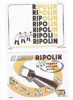 2 Buvard RIPOLIN Brosse Peinture - Paints