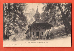 ZRB-37 Chapelle Des Mayens De Sion Près De Vex  Jullien 1860   Cachet Mayens De Sion 1911 - Sion