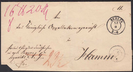 Preussen Paketbegleitbrief Berlin Nach Hamm Taxiert  (27014 - Unclassified