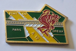 SP429 Pin's PONT DU DIABLE A12 Paris Dreux Signé SNCF DDE équipement  Achat Immédiat - TGV