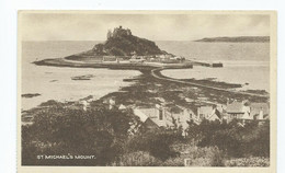 Cornwall Postcard St.micheal's Mount E.t.w. Dennis    Unused - St Michael's Mount
