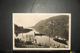 CP, 01,  NANTUA (AIN), Les Bords Du Lac Et La Montagne Maria Mâtre - Nantua