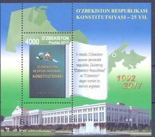 2017. Uzbekistan, 25y Of Constitution Of Uzbekistan, S/s, Mint/** - Oezbekistan