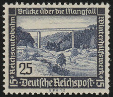 641y Winterhilfswerk Mangfallbrücke 25 Pf ** - Unclassified