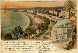 Nice * Vue Prise De L'Hôtel Des Princes & Promenade Des Anglais ( Quai Du Midi ) * CPA 1906 - Autres & Non Classés