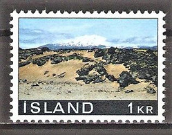 Island Mi.Nr. 434 ** Landschaften 1970 / Snaefellsjökull - Unused Stamps