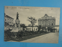 Bruxelles La Gare Du Luxembourg - Chemins De Fer, Gares