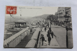 J29, Cpa 1911, Cabourg, La Plage Et La Promenade, Calvados 14 - Cabourg