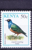 Superb Starling, Birds, Kenya 1993 MNH - Songbirds & Tree Dwellers