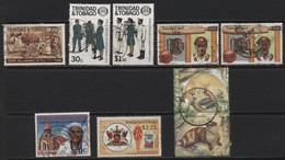 Trinidad & Tobago (13) 1987 - 1989. 9 Different Stamps. Used. Hinged. - Trinidad & Tobago (1962-...)