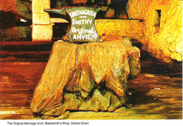 THE ORIGINAL ANVIL, GRETNA GREEN, DUMFRIES, SCOTLAND. UNUSED  POSTCARD Lg6 - Dumfriesshire