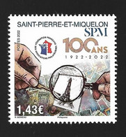 SP & M 2022 - Yv N° 1288 ** - 100 Ans De La Fédération Française Des Associations Philatéliques - Neufs