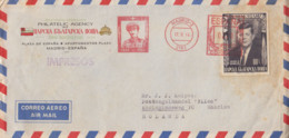 Enveloppe   BULGARIE -  ESPAGNE    John   KENNEDY    Propagande  Pour  L' EUROPE   1965 - Covers & Documents