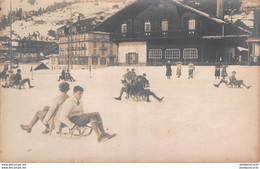 CPA  Suisse, MÜRREN, Sledging - Carte Photo By Max Amstutz - BE Berne