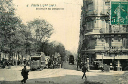 Paris * 17ème * Le Boulevard Des Batignolles * Tram Tramway Omnibus * Bazar Monceau - Distretto: 17