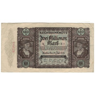 Billet, Allemagne, 2 Millionen Mark, 1923, 1923-07-23, KM:89a, TTB - 2 Millionen Mark