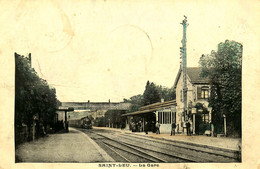 St Leu * La Gare * Arrivée Train Locomotive Machine * Ligne Chemin De Fer Val D'oise 1904 - Saint Leu La Foret