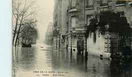 Paris * 7ème * Le Quai D'orsay * Crue De La Seine , Inondations De Janvier 1910 - Distretto: 07