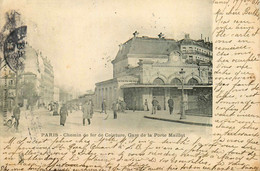 Paris 17ème * 1904 * Chemin De Fer De Ceinture , Gare De La Porte Maillot  * Ligne Chemin De Fer - District 17