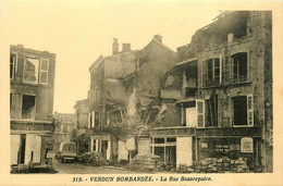 Verdun * La Rue Beaurepaire * Bombardement Ww1 War - Verdun