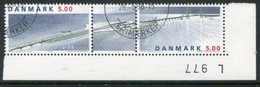 DENMARK 1998 Great Belt Road Bridge Used  Michel 1180-81 - Oblitérés