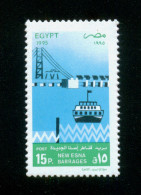 EGYPT / 1995 / INAUGURATION OF ESNA DAM / BARRAGES / ELECTRICITY / DAM & RIVER STEAMER / MNH / VF - Unused Stamps