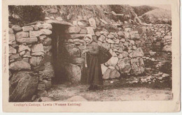 LEWIS - CROFTER’s COTTAGE (WOMEN KNITTING) 1915 - Otros & Sin Clasificación