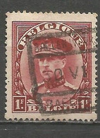 Belgique - Albert Ier Type Képi - N°317 Oblitération Chemin De Fer BAELEN - 1931-1934 Quepis