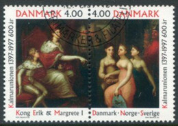 DENMARK 1997 Kalmar Union Used.  Michel 1153-54 - Used Stamps