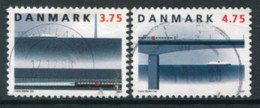 DENMARK 1997 Great Belt Railway Used.  Michel 1150-51 - Oblitérés