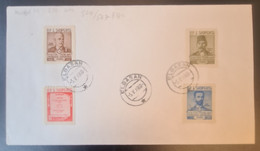 ALBANIA 1960 - Elbasan Cancel (FDC) - Mi 599-602 - On Enveloppe - Albania