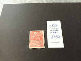 Timbre France - 1930 ** Neuf N° 272 : 50c Rouge - Ungebraucht