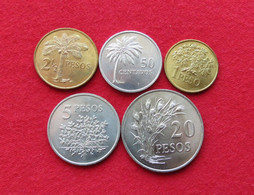 Guinea Bissau Set 50 Centavos 1 2,1/2 5 20 Pesos 1977 FAO F.a.o. - Guinea Bissau