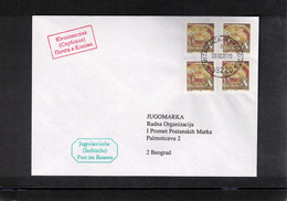 Kosovo 2001 Kosovska Mitrovica Serbian Part Of Kosovo Interesting Letter - Kosovo