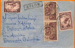Aa0044 - BELGIAN Congo Belge - POSTAL HISTORY - AIRMAIL COVER From RUTSHURU To ITALY  1937 - Briefe U. Dokumente