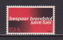 SOUTH AFRICA - 1979 Save Fuel  4c Never Hinged Mint - Neufs