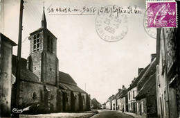 La Croix En Brie * Rue Et église De St Leu , Côté Nord - Autres & Non Classés