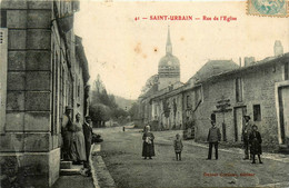 St Urbain * 1906 * Rue De L'église * Villageois - Sonstige & Ohne Zuordnung