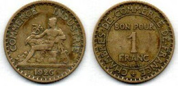 1 Franc  1926 TB - Andere & Zonder Classificatie