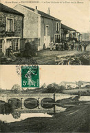 Provenchères * CPA 2 Vues Du Village * La Cour Galande ( Rue Villageois ) Et Pont Sur La Meuse - Andere & Zonder Classificatie