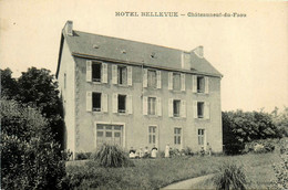 Châteauneuf Du Faou * Vue Sur L'hôtel Bellevue - Châteauneuf-du-Faou