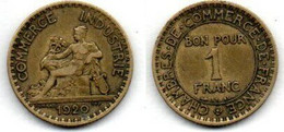 1 Franc 1920 TTB+ - Andere & Zonder Classificatie