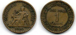 1 Franc 1920 TTB+ - Other & Unclassified